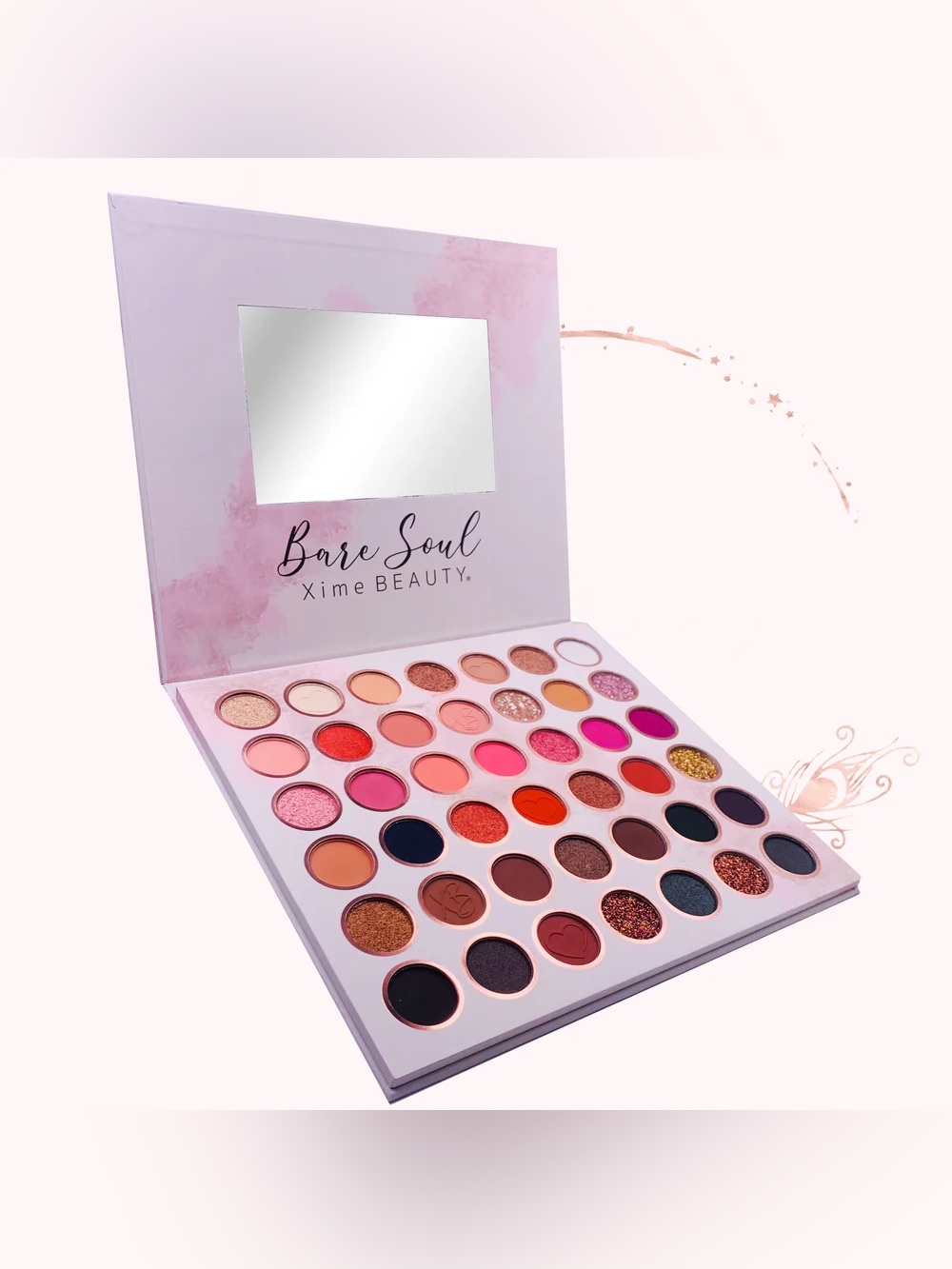 NIB Xime Beauty Bare Soul Eyeshadow Palette - 42 colors